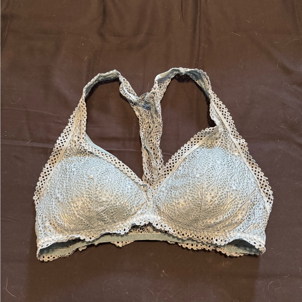 Victoria's Secret Blue Lace Push-Up Bra